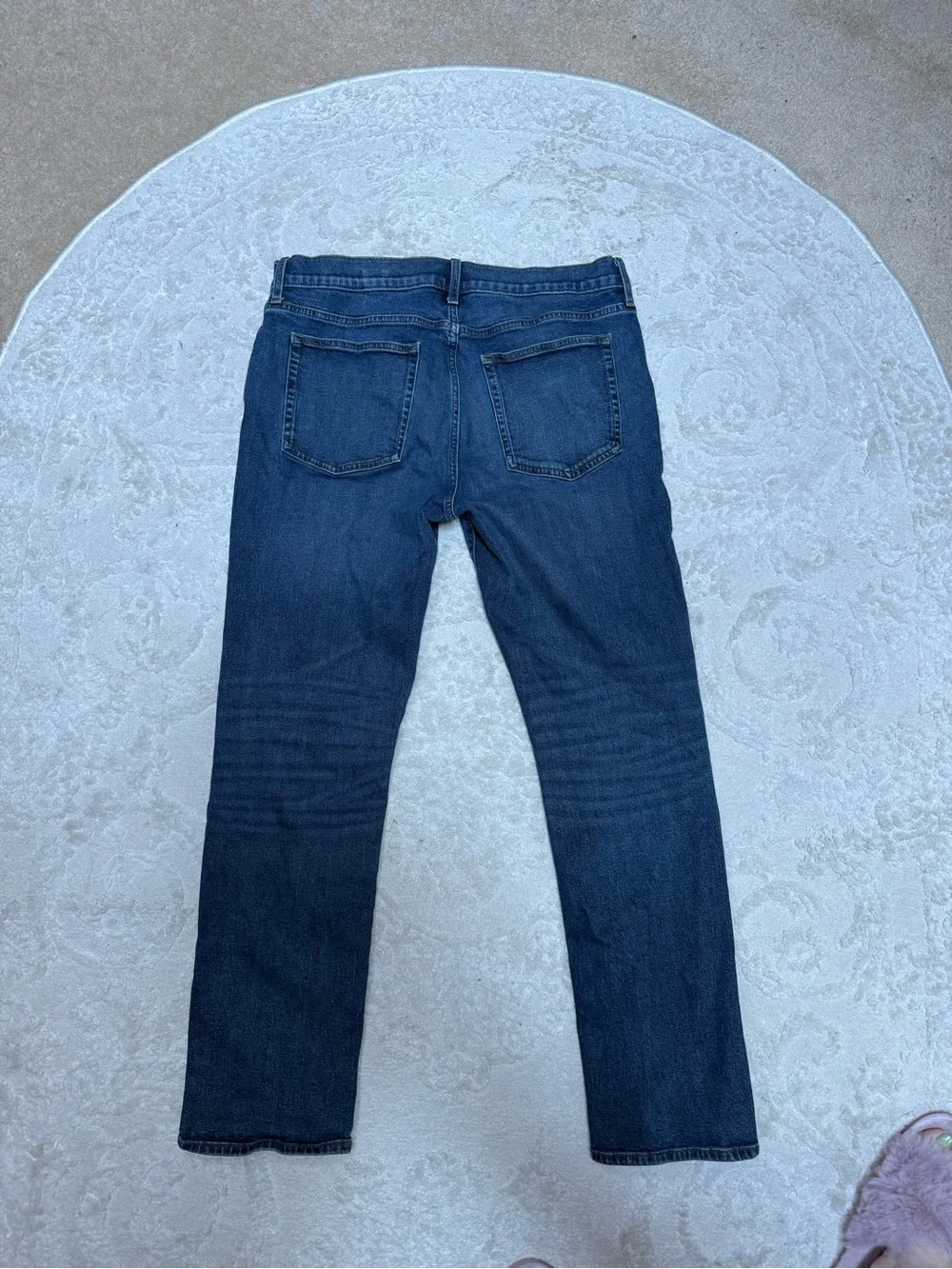 J.Crew Flex Straight Jeans Men’s 34x32 Blue Stretch Denim Classic Fit‎